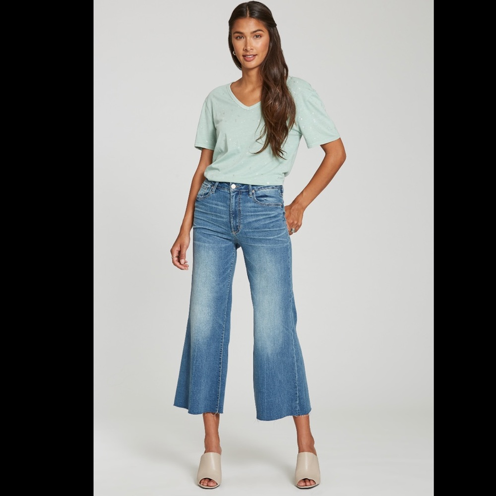 Super high rise wide leg jeans
